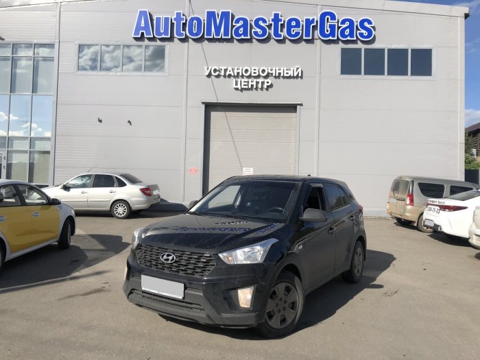 Установка ГБО на Hyundai Creta 2021г., ГБО 4 поколения, метан LANDI RENZO (Италия), двигатель 1.6л. 4 цилиндра