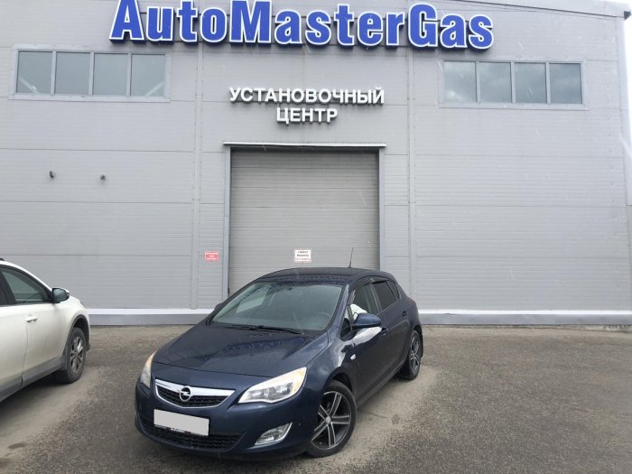 Установка ГБО на Opel Astra 2011г., ГБО 4 поколения, пропан LANDI RENZO (Италия), двигатель 1.6л. 4 цилиндра