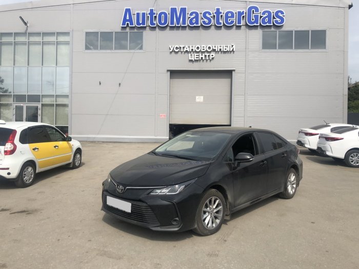 Установка ГБО на Toyota Corolla 2019г., ГБО 4 поколения, пропан LANDI RENZO (Италия), двигатель 1.6л. 4 цилиндра