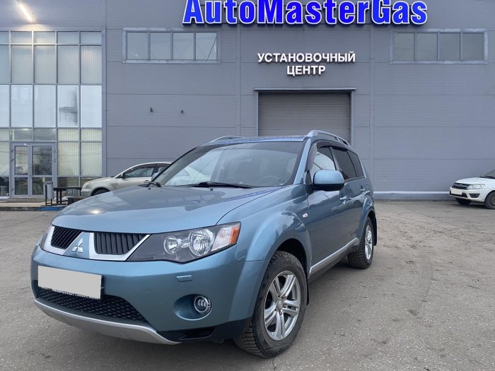 Установка ГБО на Mitsubishi Outlander 2007 г., ГБО 4 поколения, пропан 4SAVE (Польша), ДВС 2.4 л. 4 цилиндра