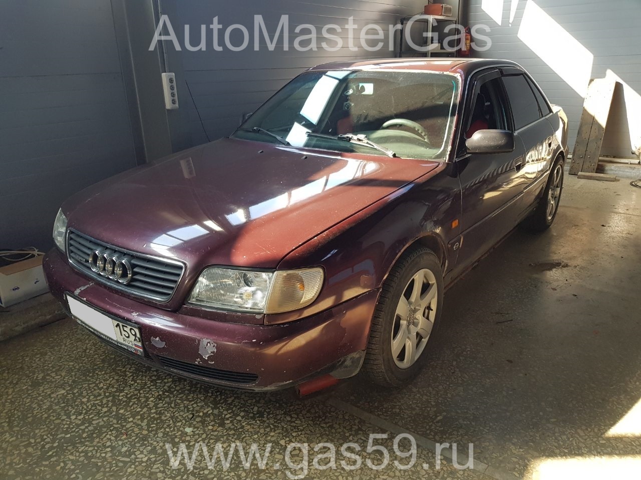 Установка ГБО на Audi A6 1995г., ГБО 4 поколения, пропан LANDIRENZO (Италия), двигатель 2.6л. 6 цилиндров