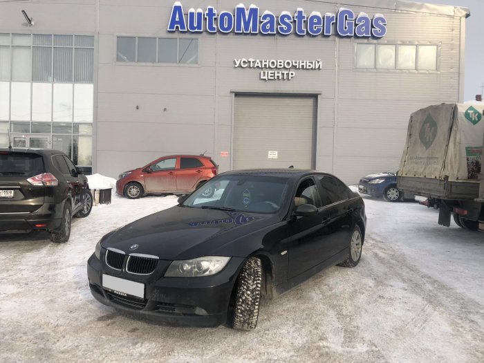 Установка ГБО на Bmw 320 2006г., ГБО 4 поколения, пропан LANDI RENZO (Италия), двигатель 2.0л. 4 цилиндра