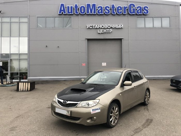 Установка ГБО на Subaru Impreza 2008г., ГБО 4 поколения, пропан LANDIRENZO (Италия), двигатель 2.0л. 4 цилиндра