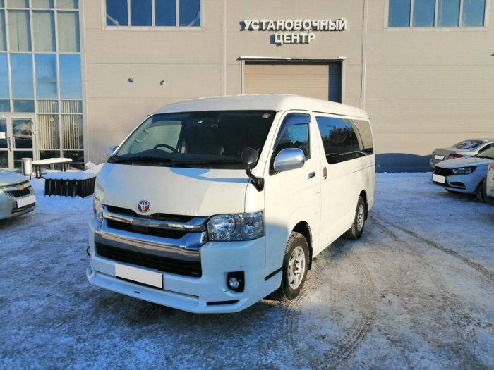 Установка ГБО на Toyota HiAce 2018 г., ГБО 4 поколения, пропан Landi Renzo (Италия), двигатель 2.7 л. 4 цилиндра