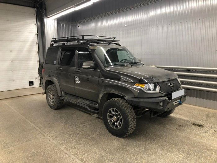 Установка ГБО на Уаз Патриот 2018г., ГБО 4 поколения, метан LANDI RENZO (Италия), двигатель 2.7л. 4 цилиндра