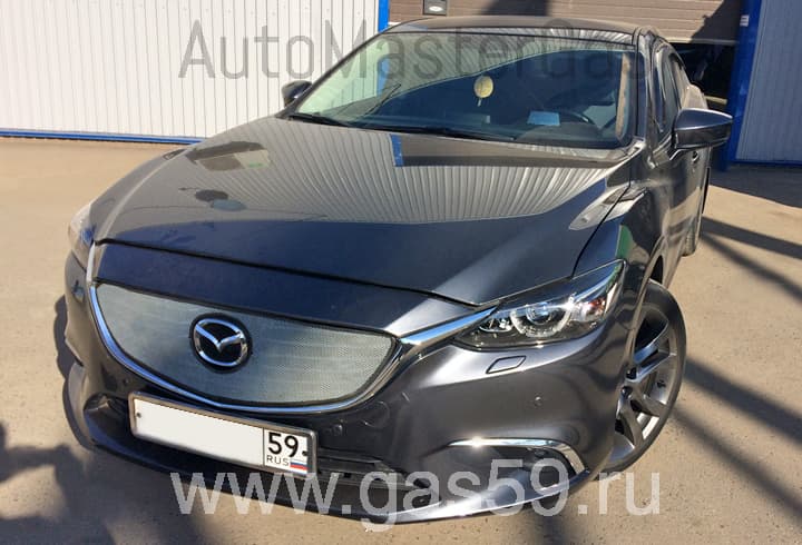 Установка ГБО на Mazda 6, ГБО 4-го поколения DIGITRONIC, с цилиндрическим баллоном на 61 л.