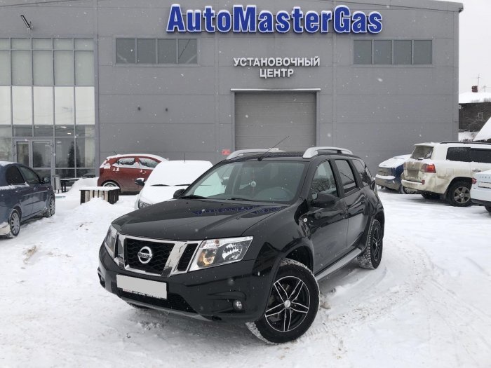 Установка ГБО на Nissan Terrano 2020г., ГБО 4 поколения, пропан LANDI RENZO (Италия), двигатель 2.0л. 4 цилиндра