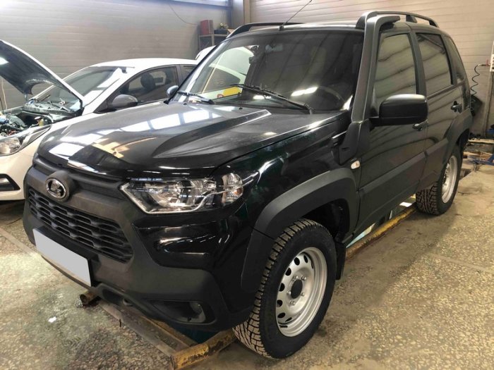 Установка ГБО на Lada NIVA 2022 г., ГБО 4 поколения, пропан 4SAVE (Польша), ДВС 1.7 л.  4 цилиндра