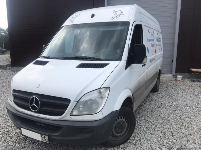 Установка ГБО на Mercedes-Benz Sprinter 2008г., ГБО 4 поколения, пропан 4SAVE (Польша), двигатель 4.7л. 8 цилиндров