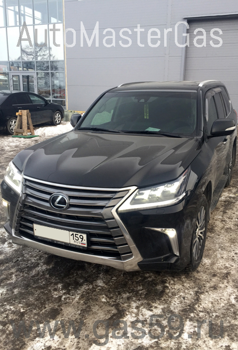 Установка пропанового ГБО на Lexus LX570 2017г LANDIRENZO (Италия) с баллом 94 литра