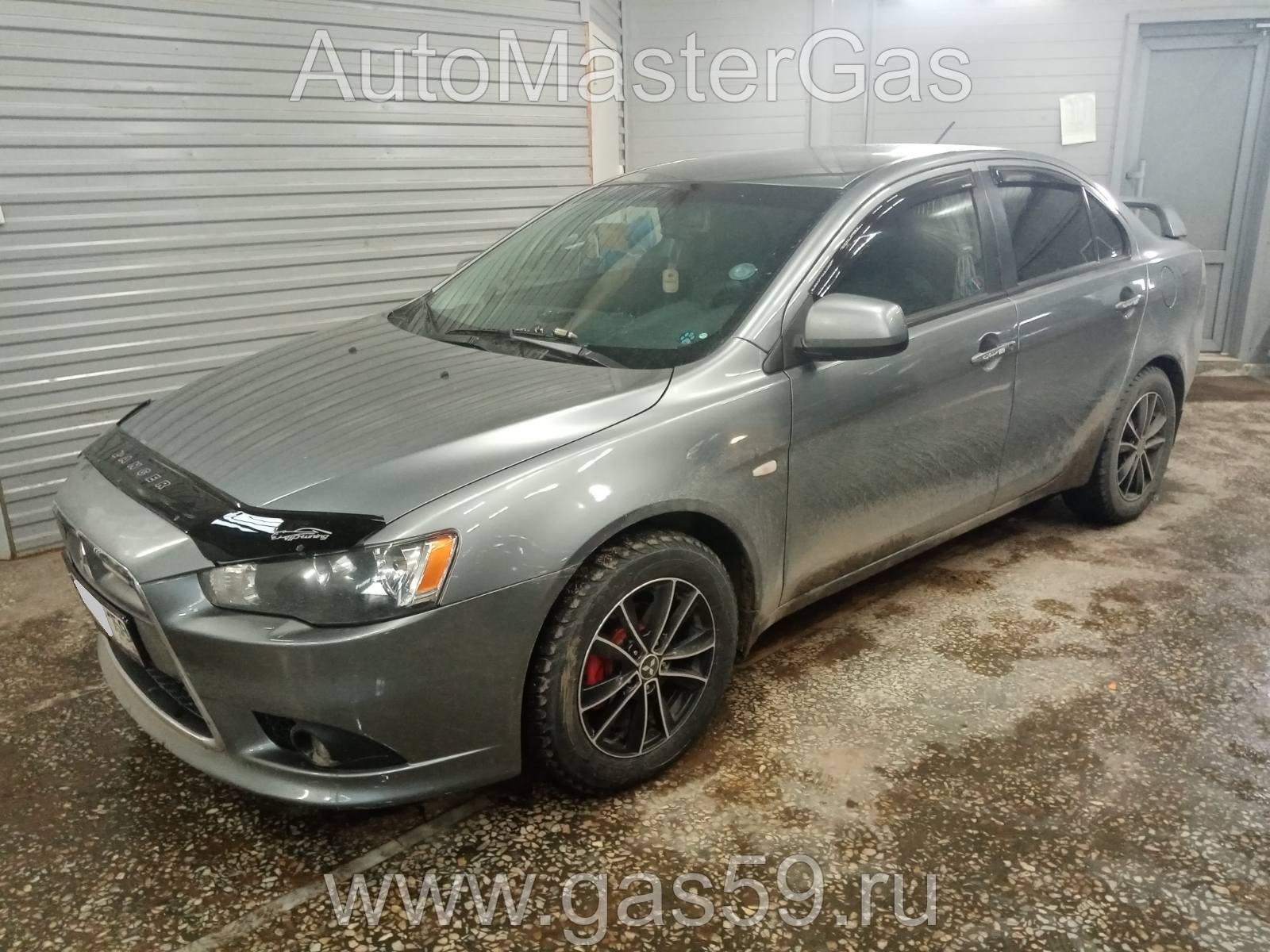 Установка ГБО на Mitsubishi Lancer 2012г., ГБО 4 поколения, метан LANDIRENZO (Италия), двигатель 1.8л. 4 цилиндра