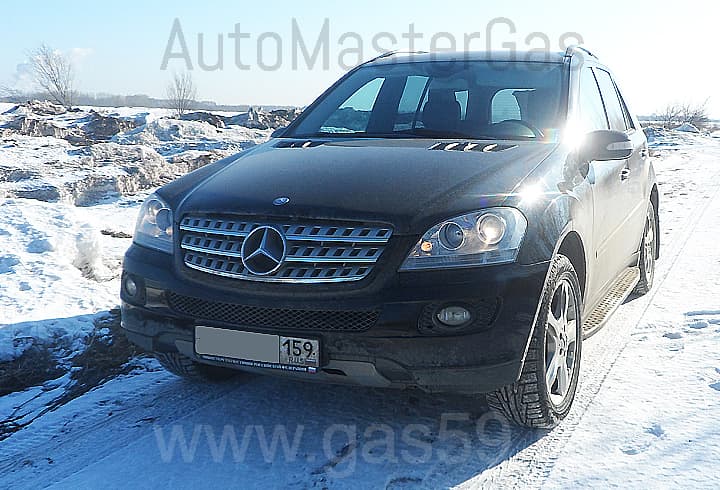 Сертифицированная установка ГБО BRC на Mercedes-Benz ML 350 4MATIC, ГБО 4 поколения BRC P&D, с баллоном 54 литра