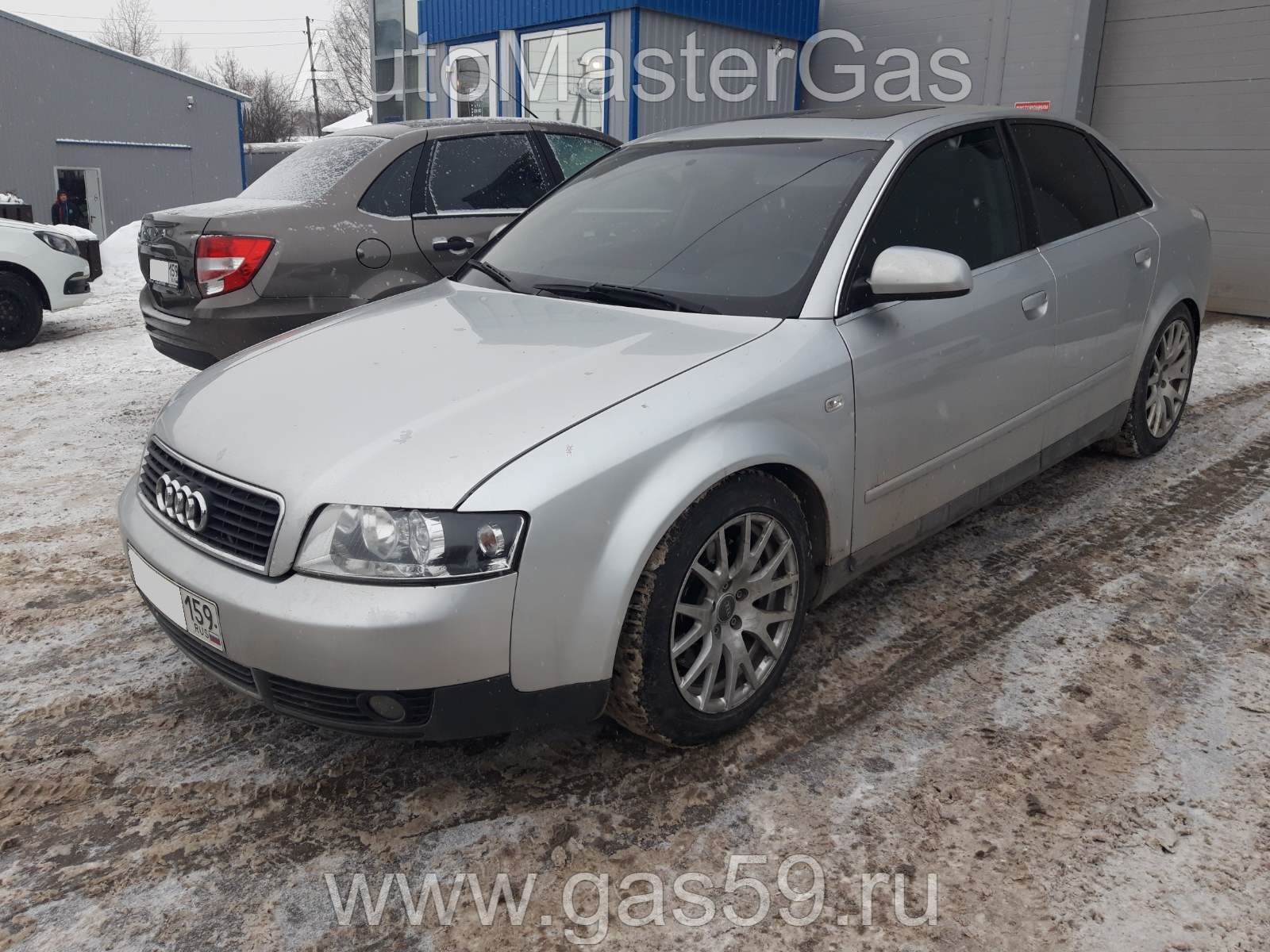 Установка ГБО на Audi A4 2003г., ГБО 4 поколения, пропан LANDIRENZO (Италия), двигатель 3.0л. 6 цилиндров
