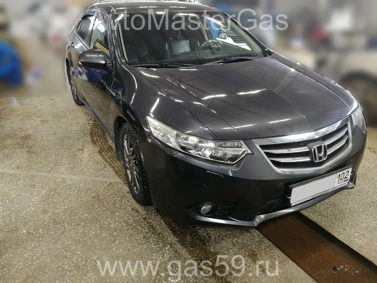 Установка ГБО на Honda Accord 2012г., ГБО 4 поколения, пропан LANDIRENZO (Италия), двигатель 2.4л. 4 цилиндра, 190 л.с.