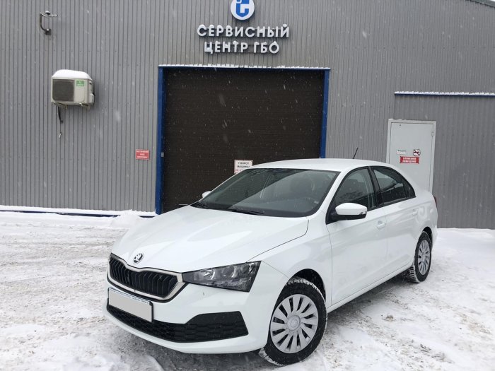 Установка ГБО на Skoda Rapid 2020г., ГБО 4 поколения, метан AEB (Италия), двигатель 1.6л. 4 цилиндра