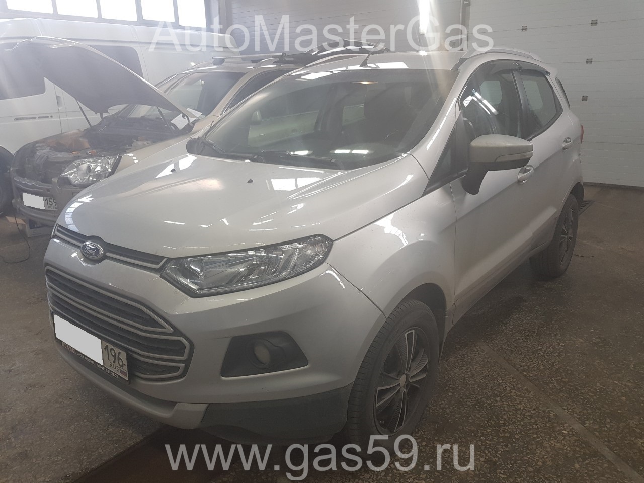 Установка ГБО на Ford Ecosport 2015г., ГБО 4 поколения, пропан DIGITRONIC (Италия), двигатель 1.6л. 4 цилиндра