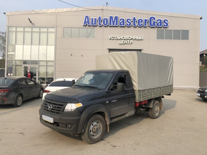 Установка ГБО на Уаз 236022 Профи 2021 г., ГБО 4 поколения, метан Digitronic (Италия), двигатель 2.7л. 4 цилиндра