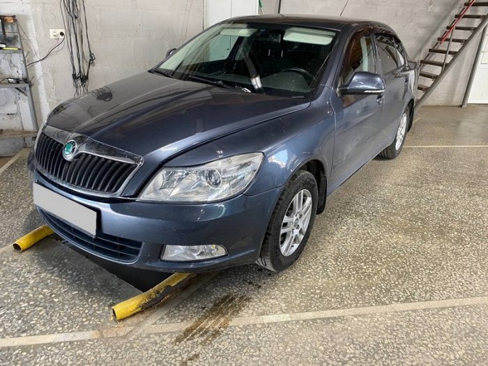 Установка ГБО на Skoda Octavia 2013г., ГБО 4 поколения, пропан OMVL (Турция), двигатель 1.6л. 4 цилиндра