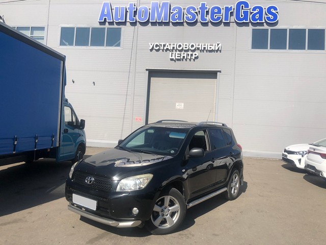 Установка ГБО на Toyota RAV4 2010г., ГБО 4 поколения, пропан LANDI RENZO (Италия), двигатель 2.4л. 4 цилиндра