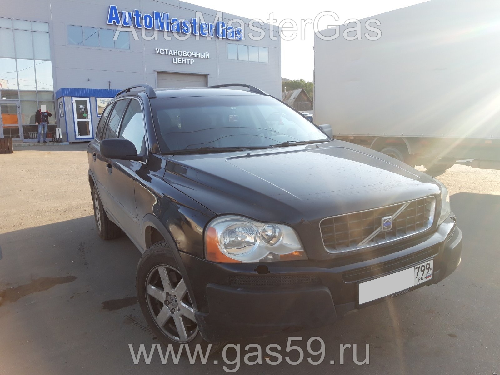 Установка ГБО на Volvo XC90 2004г., ГБО 4 поколения, пропан DIGITRONIC (Италия), двигатель 2.9л. 6 цилиндров