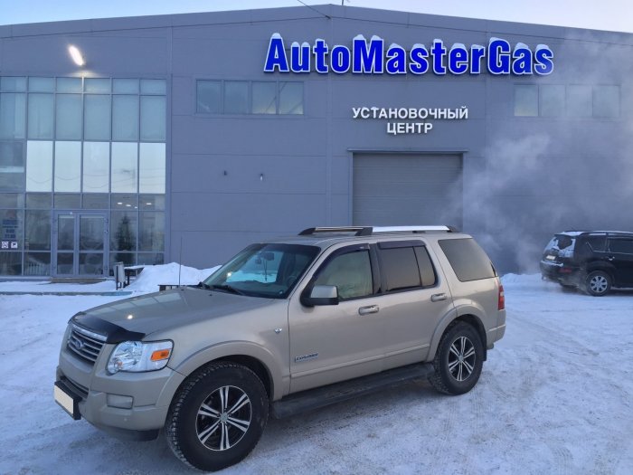 Установка ГБО на Ford Explorer 2006г., ГБО 4 поколения, пропан 4SAVE (Польша), двигатель 4.6л. 8 цилиндров
