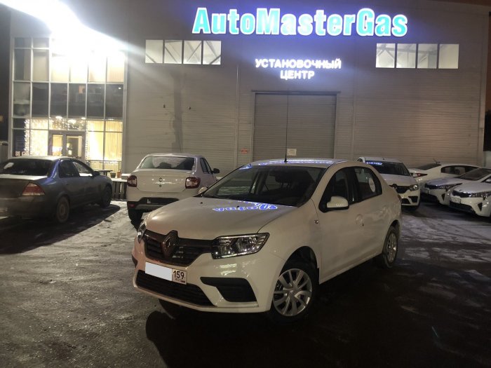 Установка ГБО на Renault Logan 2020г., ГБО 4 поколения, метан AEB (Италия), двигатель 1.6л. 4 цилиндра