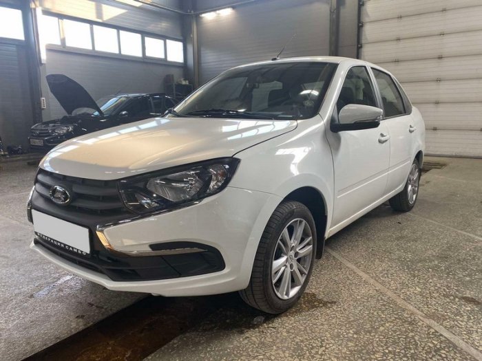 Установка ГБО на Lada Granta 2023 г., ГБО 4 поколения, пропан OMVL (Турция), двигатель 1.6 л. 4 цилиндра