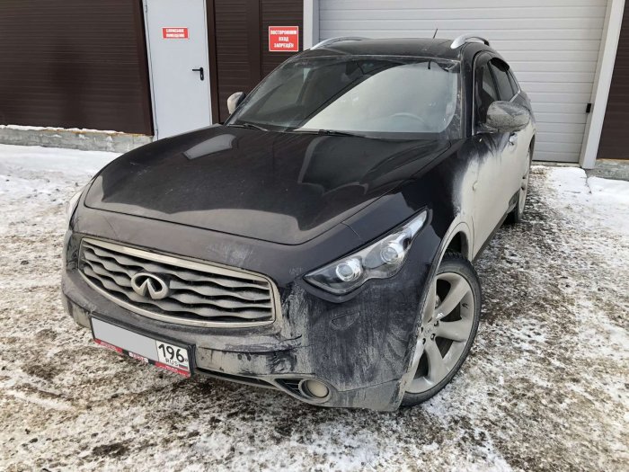 Установка ГБО на Infiniti FX50 Sport 2009г., ГБО 4 поколения, пропан LANDIRENZO (Италия), двигатель 5.0л. 8 цилиндров