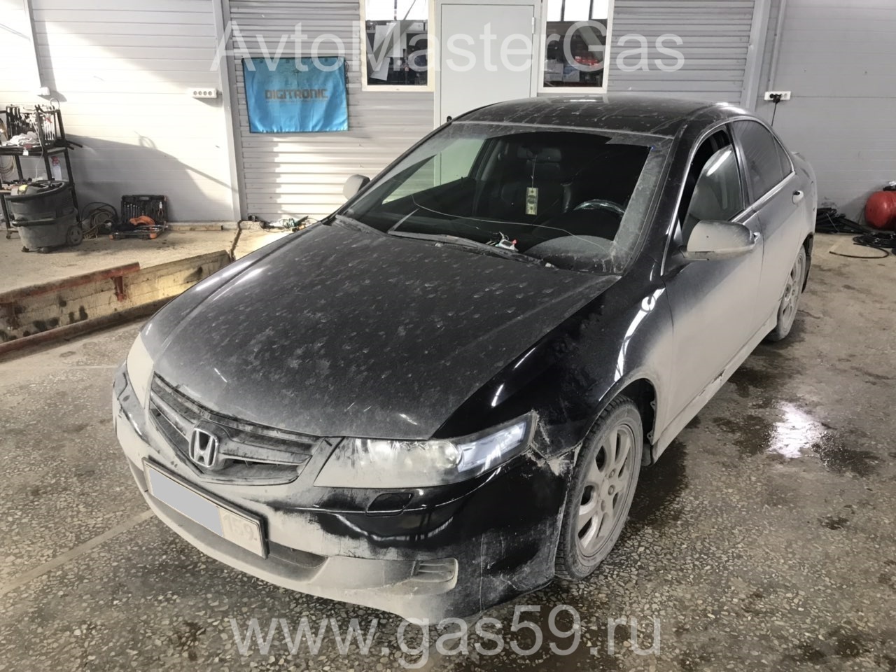 Установка ГБО на Honda Accord VII 2007г., ГБО 4 поколения, пропан LANDIRENZO (Италия), двигатель 2.0л. 4 цилиндра
