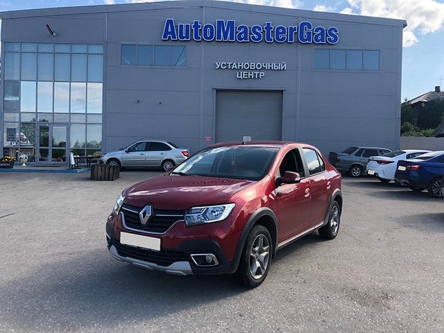 Установка ГБО на Renault Logan 2020г., ГБО 4 поколения, метан LANDI RENZO (Италия), двигатель 1.6л. 4 цилиндра