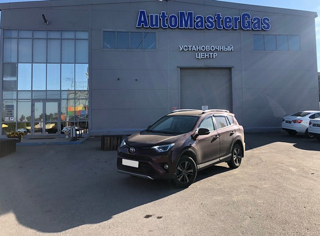 Установка ГБО на Toyota RAV4 2016г., ГБО 4 поколения, метан LANDI RENZO (Италия), двигатель 2.0л. 4 цилиндра