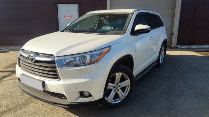 Установка ГБО на Toyota Highlander 2014 г., ГБО 4 поколения, пропан OMVL (Италия), двигатель 3.5 л. 6 цилиндров