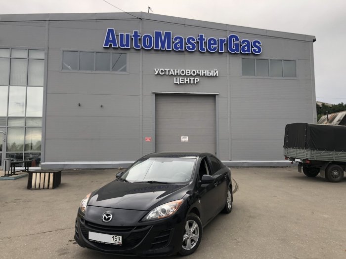 Установка ГБО на Mazda 3 2011г., ГБО 4 поколения, метан LANDIRENZO (Италия), двигатель 1.6л. 4 цилиндра