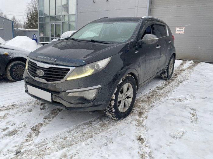 Установка ГБО на Kia Sportage 2011 г., ГБО 4 поколения, пропан 4SAVE (Польша), ДВС 2.0 л.  4 цилиндра