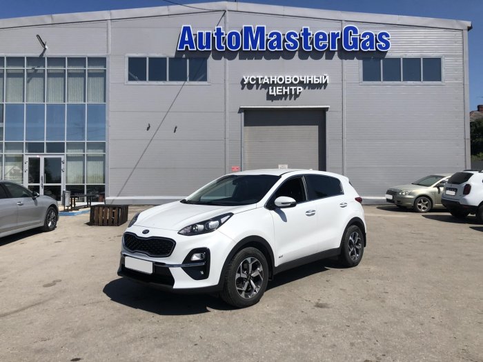 Установка ГБО на Kia Sportage 2018г., ГБО 4 поколения, метан LANDI RENZO (Италия), двигатель 2.0л. 4 цилиндра