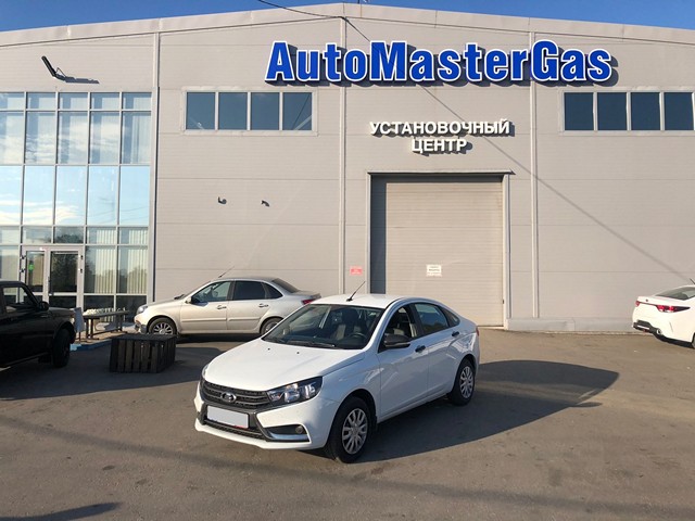 Установка ГБО на Lada Vesta 2021г., ГБО 4 поколения, пропан OMVL (Турция), двигатель 1.6л. 4 цилиндра