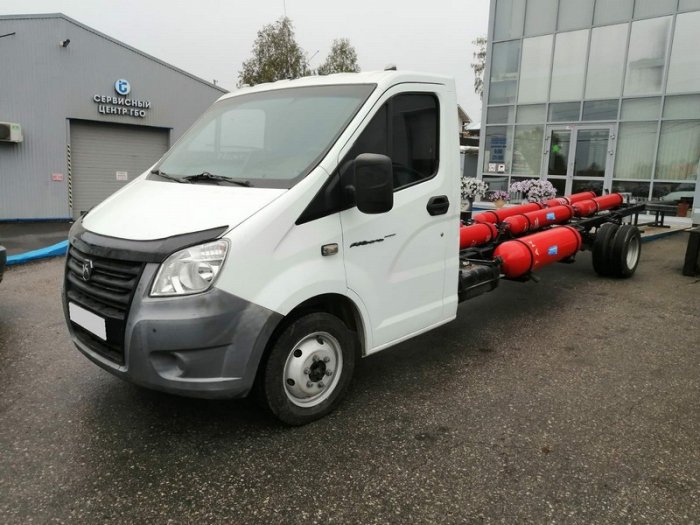 Установка ГБО на Газель NEXT 2017 г., ГБО 4 поколения, пропан и метан  OMVL (Италия), ДВС 2.7 л. 4 цилиндра