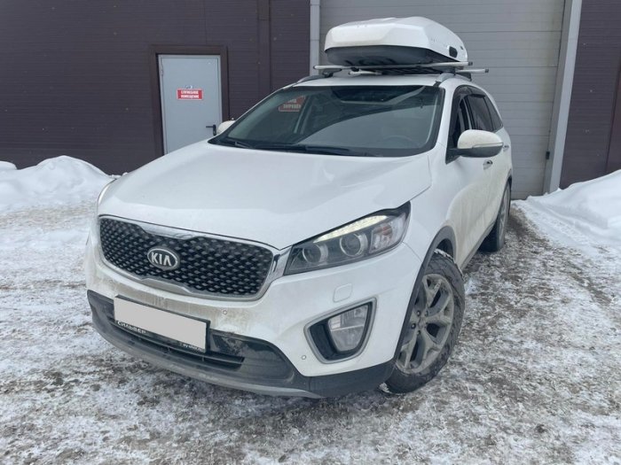 Установка ГБО на  Kia Sorento 2012 г., ГБО 4 поколения, пропан LANDI RENZO (Италия), двигатель 3,5 л. 6 цилиндров