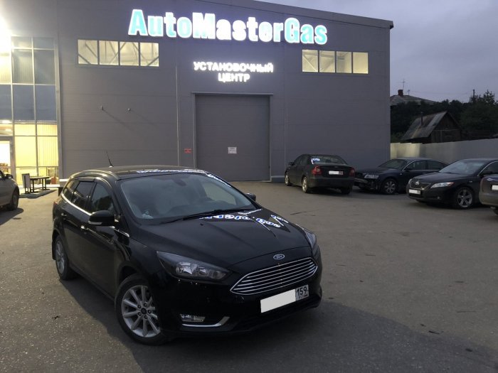 Установка ГБО на Ford Focus 2017г., ГБО 4 поколения, метан LANDIRENZO (Италия), двигатель 1.6л. 4 цилиндра