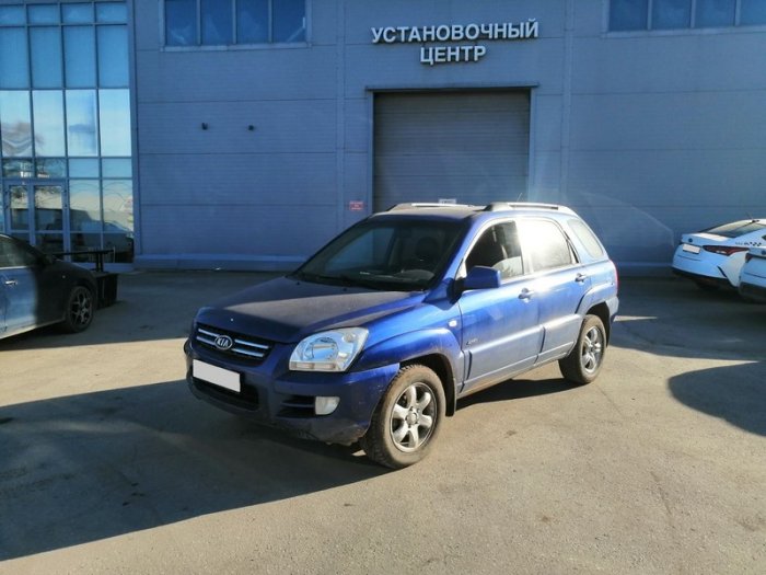Установка ГБО на Kia Sportage 2007 г., ГБО 4 поколения, пропан LANDI RENZO (Италия), двигатель 2.7л. 6 цилиндров
