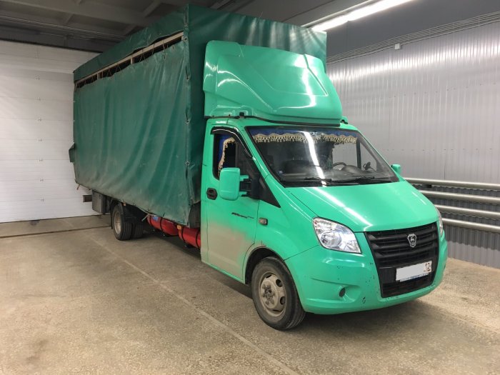 Установка ГБО на ГАЗель NEXT А21R22 Дизель 2013г., Газодизель, метан LOVATO (Италия), двигатель 2.8л. 4 цилиндра