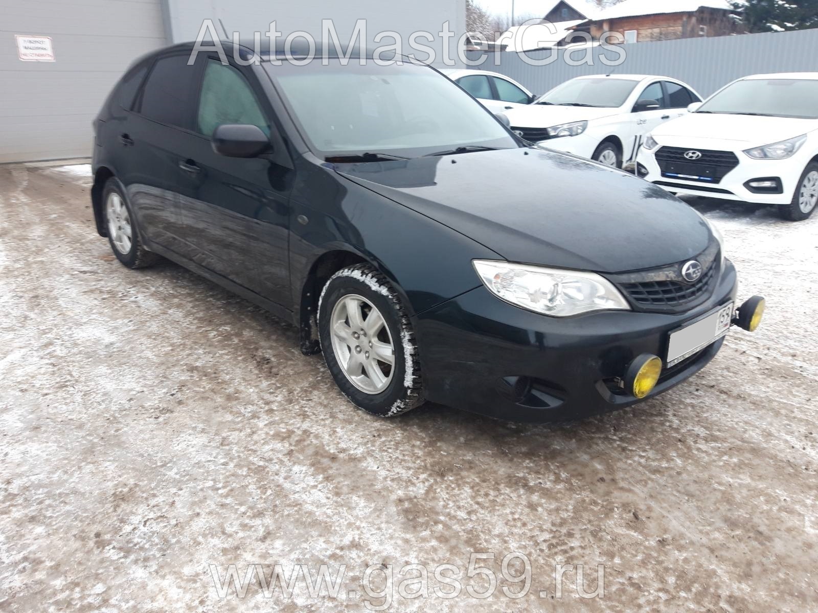 Установка ГБО на Subaru Impreza 2008г., ГБО 4 поколения, пропан LANDIRENZO (Италия), двигатель 1.5л. 4 цилиндра