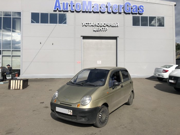 Установка ГБО на Daewoo Matiz 2011г., ГБО 4 поколения, метан LANDIRENZO (Италия), двигатель 0.8л. 3 цилиндра