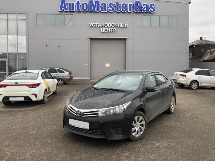 Установка ГБО на Toyota Corolla 2015г., ГБО 4 поколения, метан LANDI RENZO (Италия), двигатель 1.6л. 4 цилиндра
