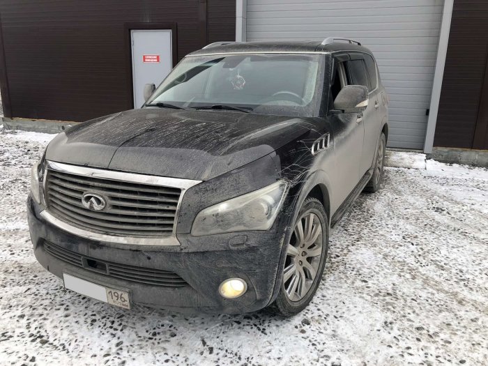 Установка ГБО на Infiniti QХ56 2011г., ГБО 4 поколения, пропан STAG (Польша), двигатель 5.5л. 8 цилиндров