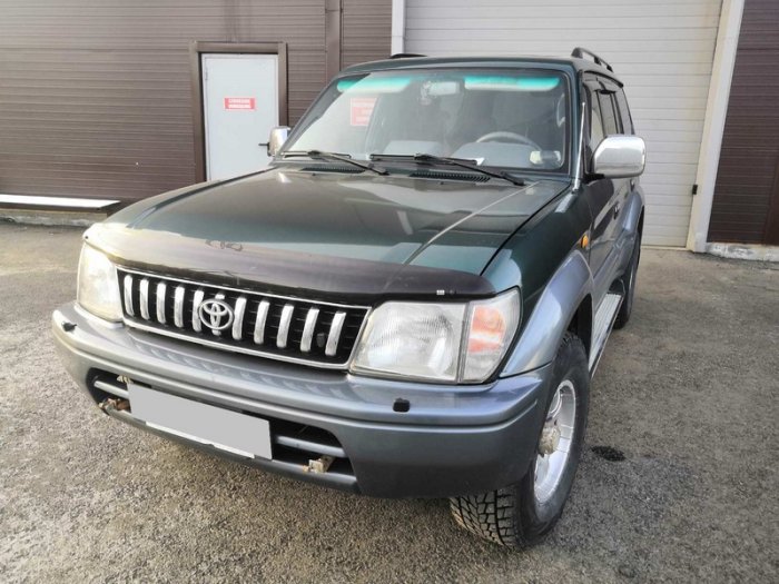Установка ГБО на Toyota Land Cruiser Prado 1998г., ГБО 4 поколения, пропан LANDI RENZO (Италия), двигатель 3.4 л. 6 цилиндров