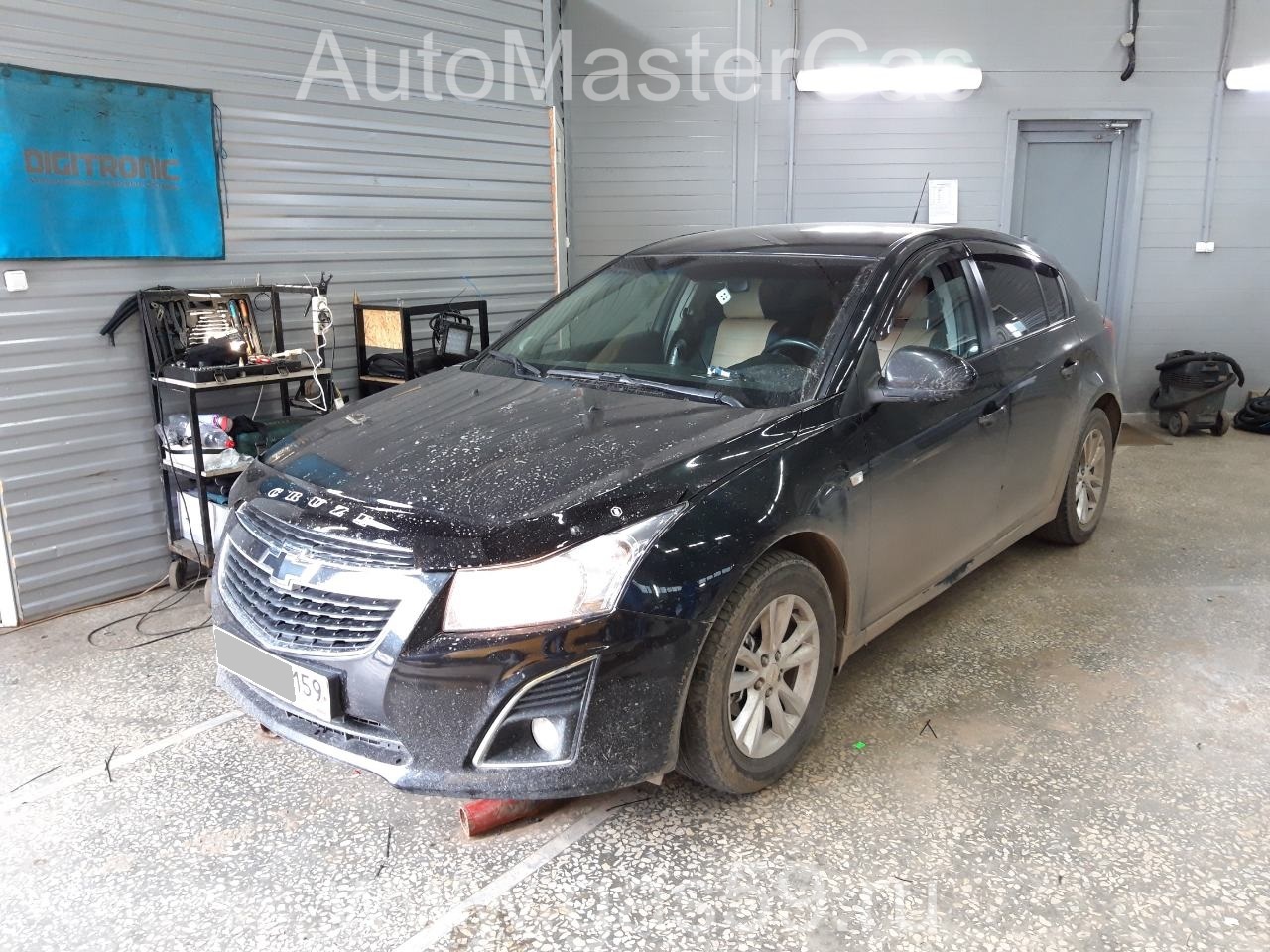 Установка ГБО на Chevrolet Cruze 2013г., ГБО 4 поколения, пропан DIGITRONIC (Италия), двигатель 1.8л. 4 цилиндра