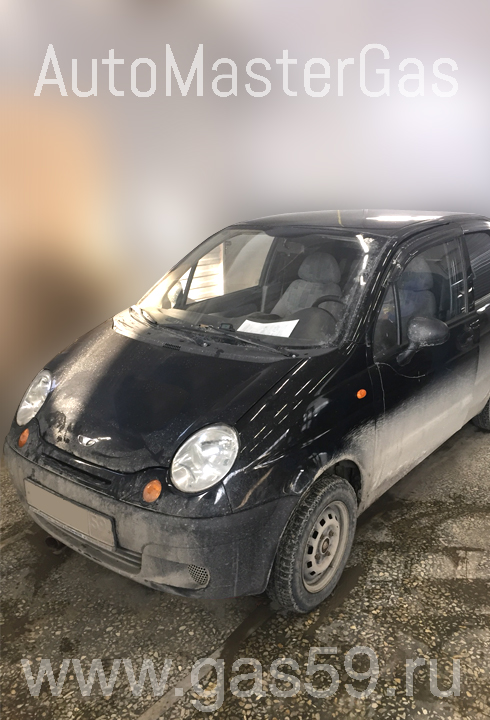 Установка ГБО на Daewoo Matiz 2009г, ГБО 4 поколения LANDIRENZO (Италия), баллон 60л