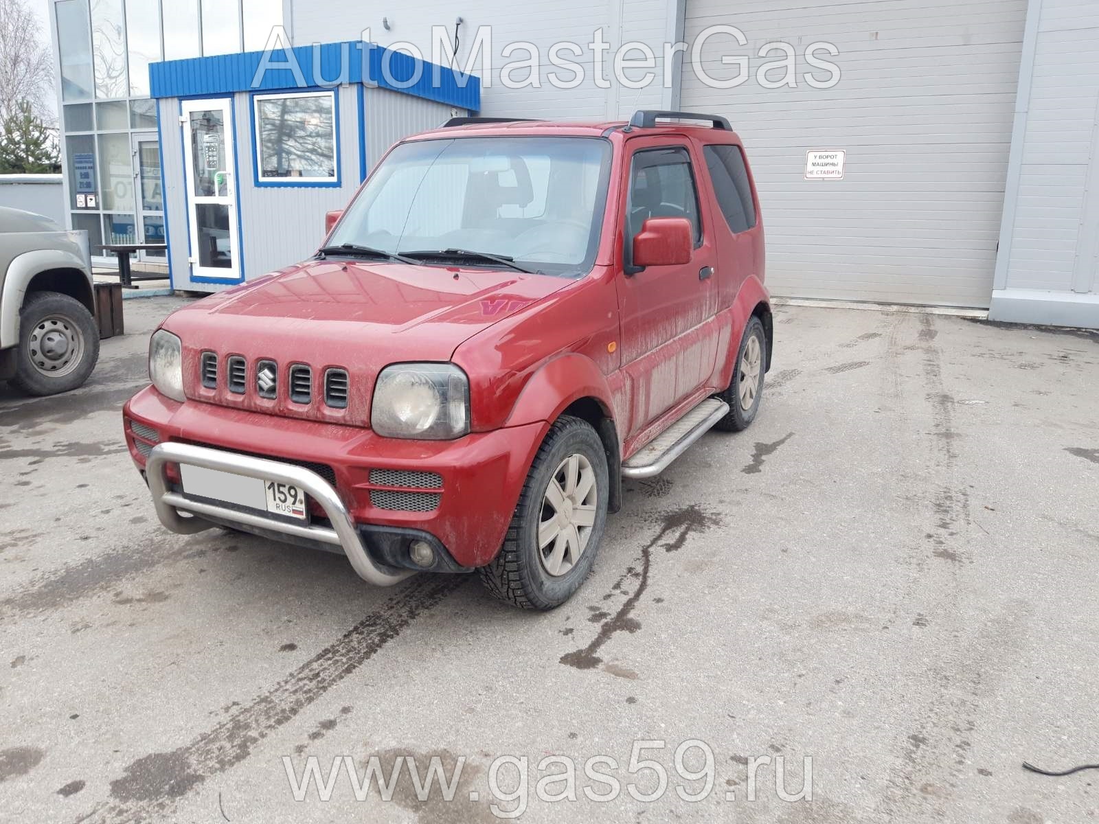 Установка ГБО на Suzuki Jimny 2008г., ГБО 4 поколения, пропан LANDIRENZO (Италия), двигатель 1.3л. 4 цилиндра