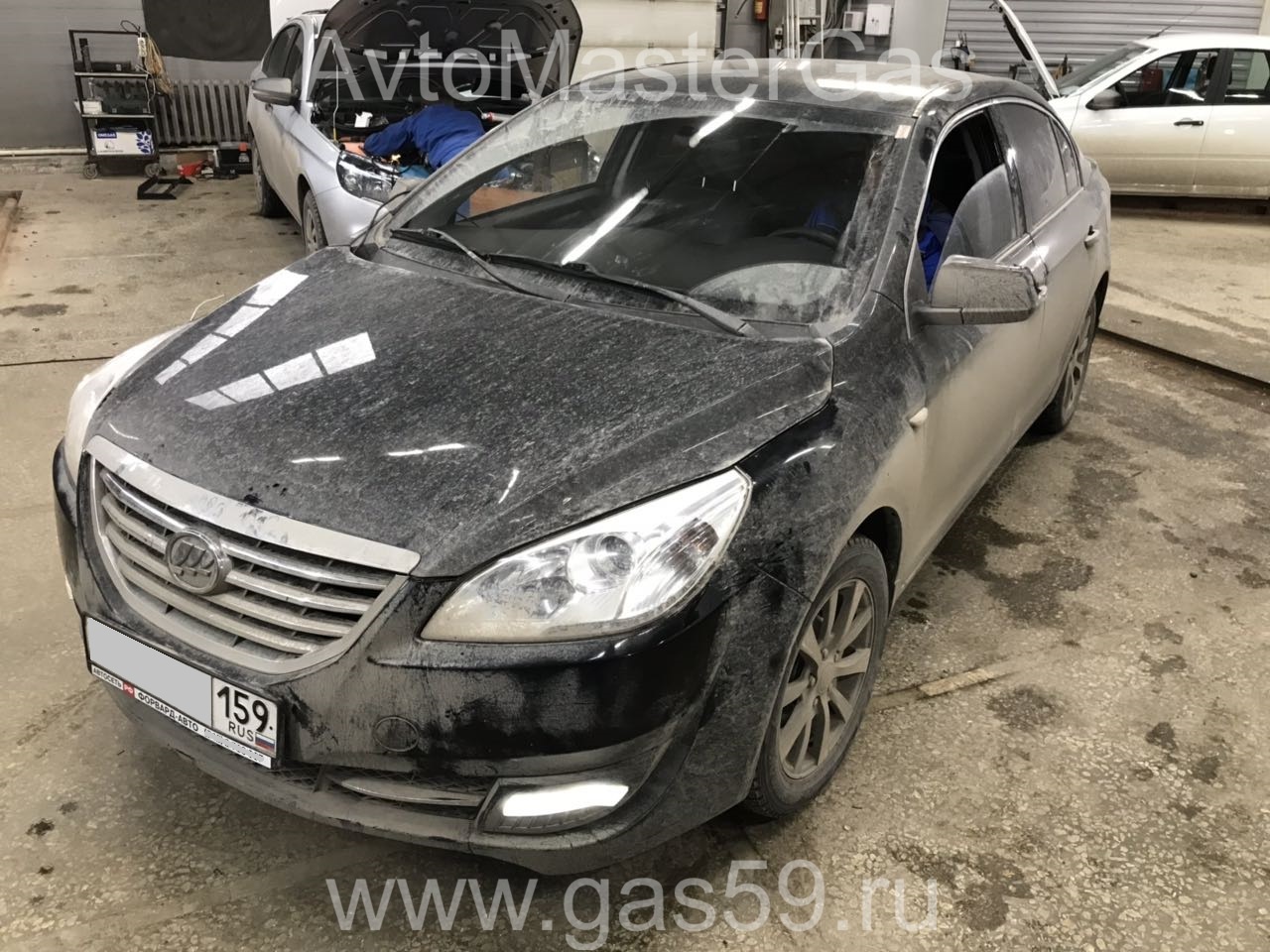 Установка ГБО на Lifan Cebrium 2014г., ГБО 4 поколения, метан LANDIRENZO (Италия), двигатель 1.8л. 4 цилиндра